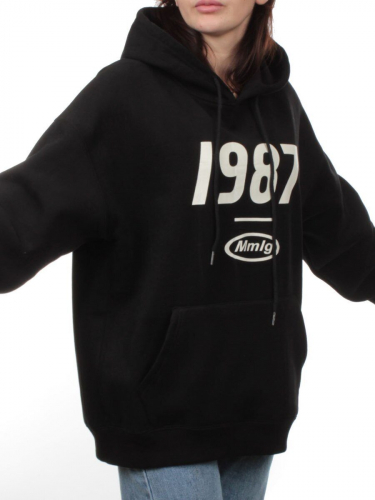 PG-I990I-2313 BLACK Худи женское (90% хлопок, 10% полиэстер)
