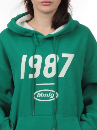 PG-I990I-2313 GREEN Худи женское (90% хлопок, 10% полиэстер)