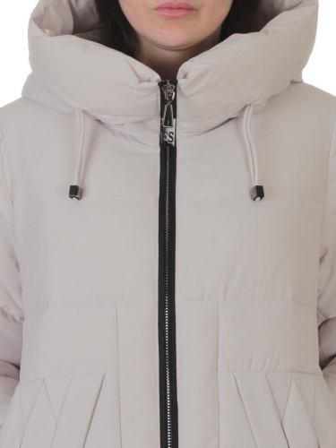 M-M05 GRAY/BEIGE Куртка зимняя женская (150 гр. холлофайбер)