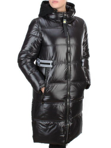 2193 BLACK Куртка зимняя женская AIKESDFRS (200 гр. холлофайбера)