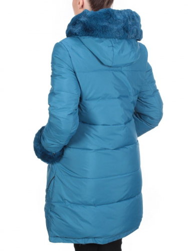 B15-888 GRAY/BLUE Куртка зимняя женская KEMIRA (200 гр. холлофайбера)