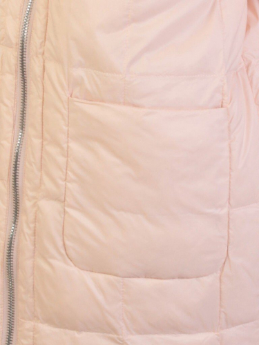 8808 PINK Пальто женское демисезонное (100 гр. синтепон)