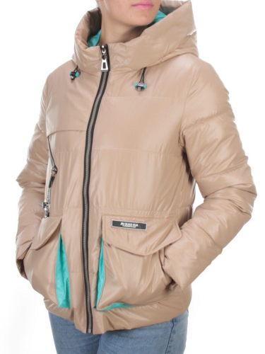 8265 BEIGE Куртка демисезонная женская BAOFANI (100 гр. синтепон)