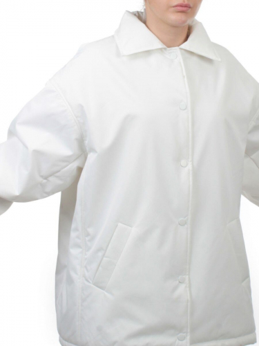 H24-216 WHITE Куртка демисезонная женская (100 гр. синтепон)