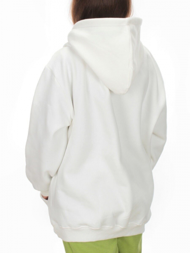 KD722 WHITE Худи женское на флисе