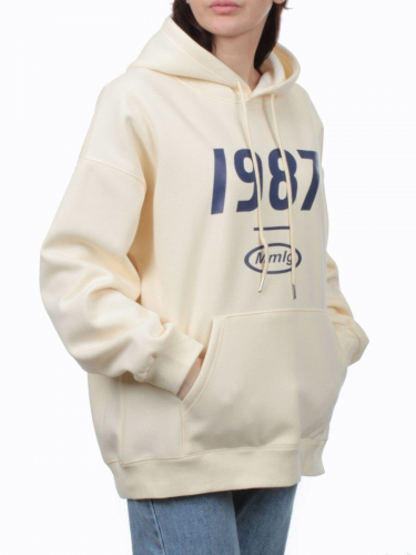 PG-I990I-2313 MILK Худи женское (90% хлопок, 10% полиэстер)