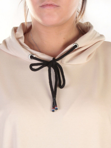 Y314 BEIGE Спортивный костюм женский (100% хлопок)