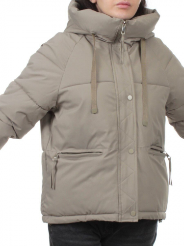 A2301 KHAKI Куртка зимняя женская (150 гр. холлофайбер)