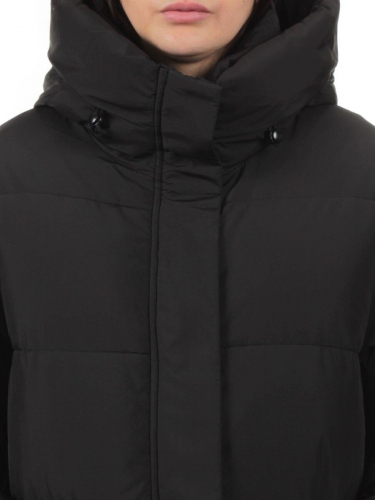 709 BLACK Пальто зимнее женское (холлофайбер 200 гр.)