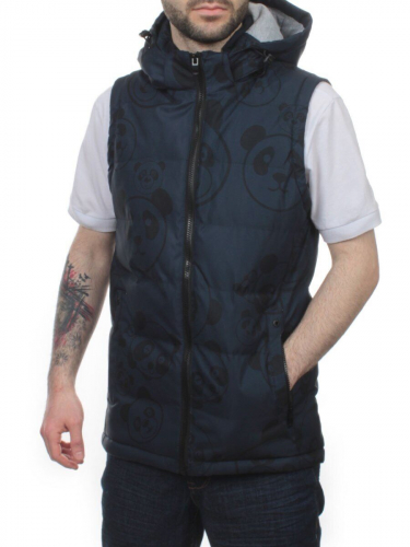 2120 DK. BLUE Жилет мужской (100 гр. синтепон)