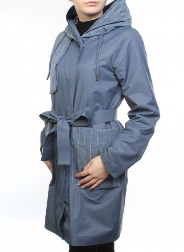9016 GRAY/BLUE Ветровка женская (60% полиэстер, 40% хлопок)