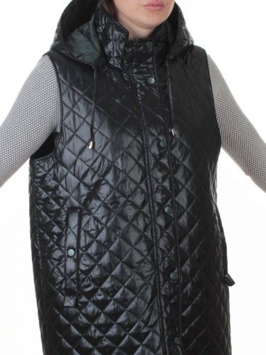 802 DK. GREEN Жилет утепленный женский (50 гр. синтепон)