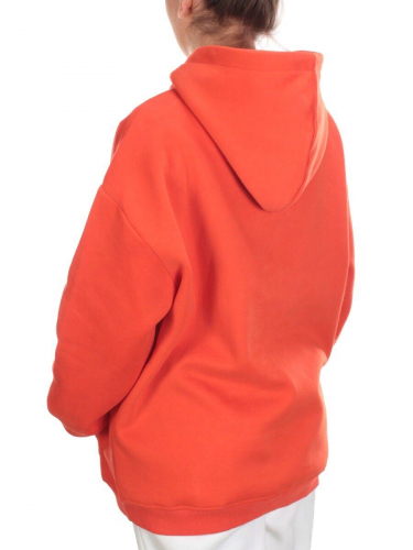 KD720 ORANGE Худи женское с принтом на флисе