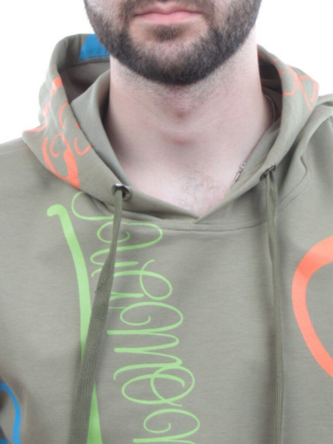 2700 LT. GREEN Толстовка мужская (75% хлопок, 20% полиэстер, 5% спандекс)