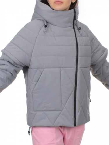 270 GRAY Куртка зимняя облегченная женская (верблюжья шерсть)