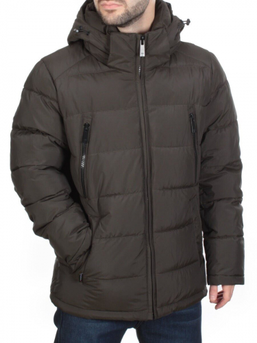 4707 KHAKI Куртка мужская зимняя ROMADA (200 гр. холлофайбер)