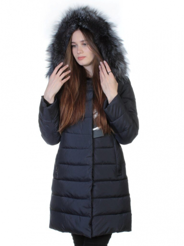 77070-1 Пальто с мехом чернобурки SkinnWille