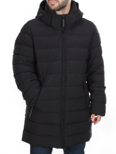 4012-L BLACK Куртка мужская зимняя ROMADA (200 гр. био-пух)