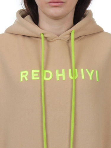 2616 BEIGE Толстовка женская (85% хлопок, 10% полиэстер, 5% спандекс)