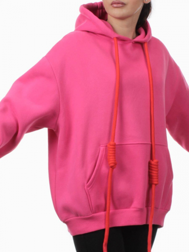2226 PINK Толстовка женская (85% хлопок, 10% полиэстер, 5% спандекс)