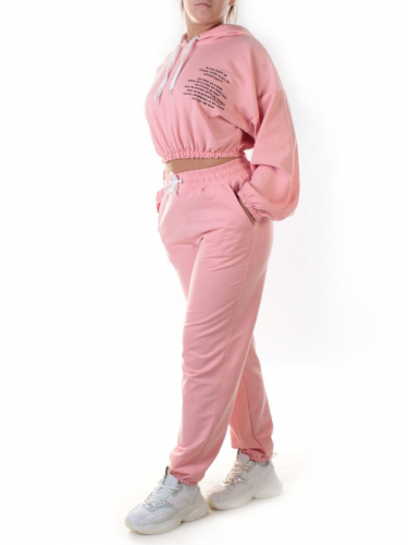 Y303 PEACH Спортивный костюм женский (100% хлопок)