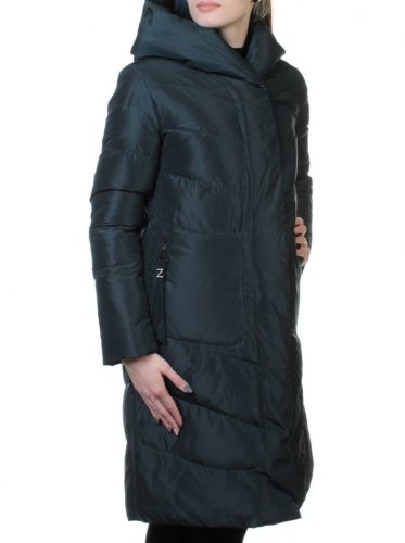 8033 DK. GREEN Пальто пуховик зимнее Jarius (био-пух)