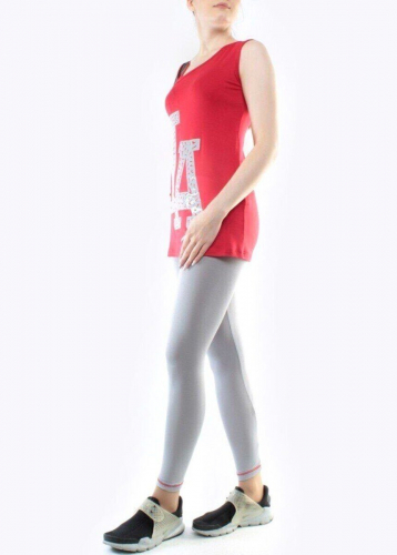 1211 RAD/GRAY Спортивный костюм для фитнеса женский (90% вискоза, 10% лайкра)