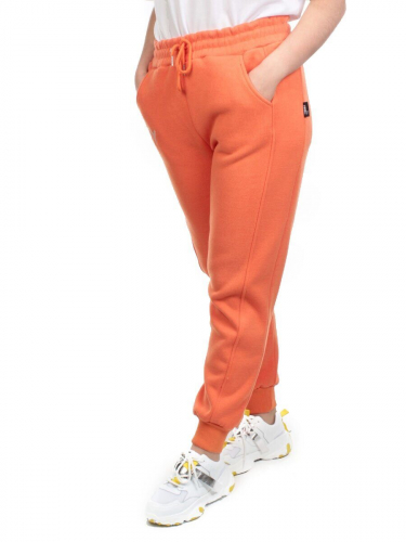 03 ORANGE Брюки спортивные женские на флисе (100% хлопок) 7986