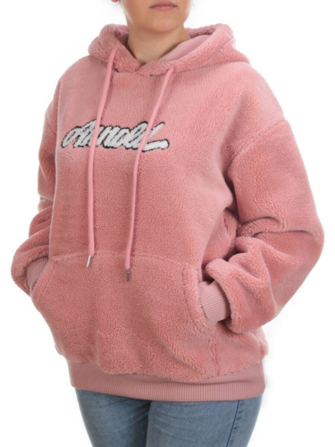 108 PINK Худи женское Тедди на флисе