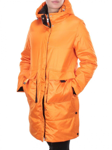 8188 ORANGE Пальто демисезонное женское Cloud Lag Cat (100 гр. синтепон)