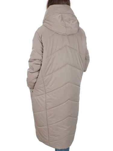 M-9070 GRAY/BEIGE Пальто зимнее женское CORUSKY (верблюжья шерсть)