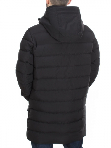 4012-L BLACK Куртка мужская зимняя ROMADA (200 гр. био-пух)