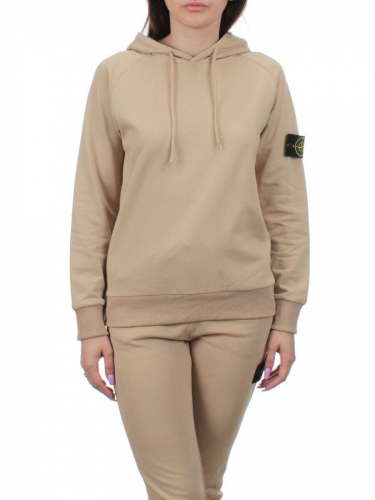 E102 BEIGE Костюм спортивный женский (хлопок 90%, полиэстер 10%)