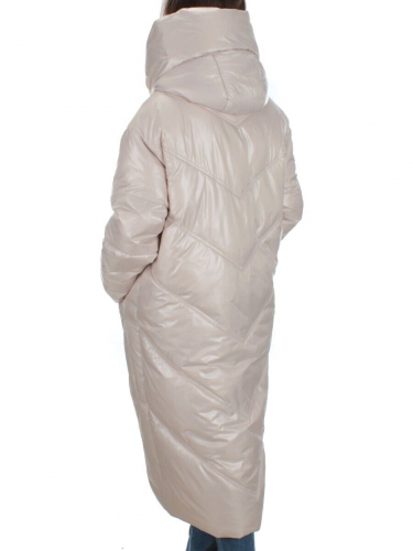 22-203 BEIGE Пальто зимнее женское (200 гр. тинсулейт)