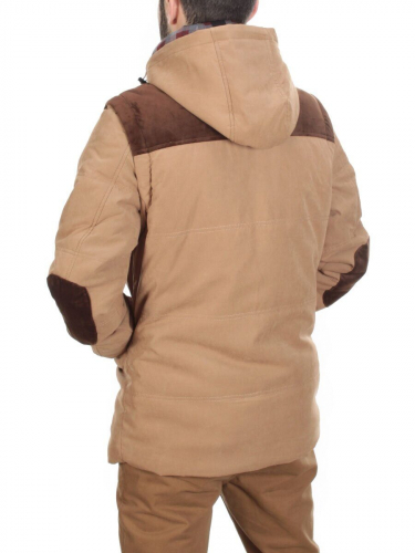 J830111 KHAKI/CAMEL  Куртка-жилет мужская зимняя NEW B BEK (150 гр. синтепон)