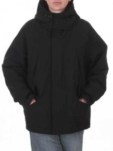 3090 BLACK Куртка демисезонная женская (100 гр. холлофайбер)