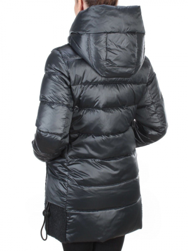 D6816 DARK GREEN Куртка зимняя женская  KARERSITER (200 гр. холлофайбера)