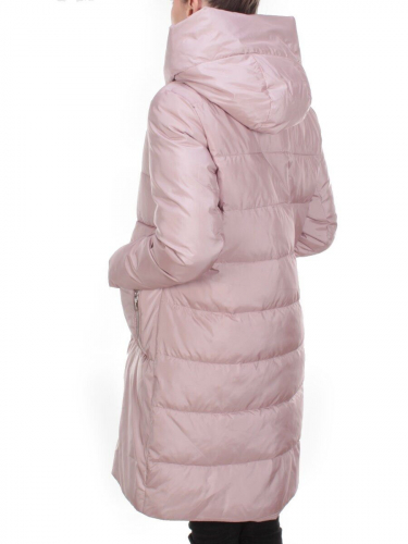 2119 PINK Пальто зимнее женское MELISACITI (200 гр. холлофайбера)