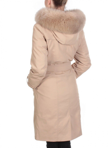 21002 DARK BEIGE Пальто зимнее женское MAILILUO (150 гр. холлофайбера)