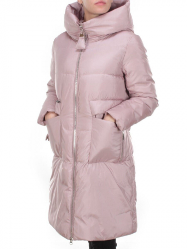 2119 PINK Пальто зимнее женское MELISACITI (200 гр. холлофайбера)