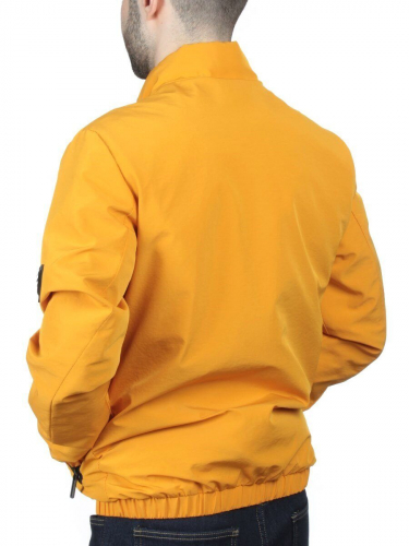 EM25057-1 YELLOW Куртка-бомбер мужская демисезонная (100 гр. синтепон)