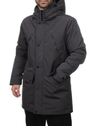 8893 DK. GRAY Куртка мужская зимняя облегченная (130 гр. холлофайбер)