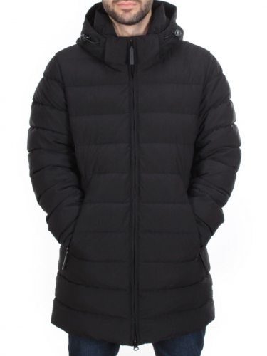 4012-L BLACK Куртка мужская зимняя ROMADA (200 гр. био-пух)
