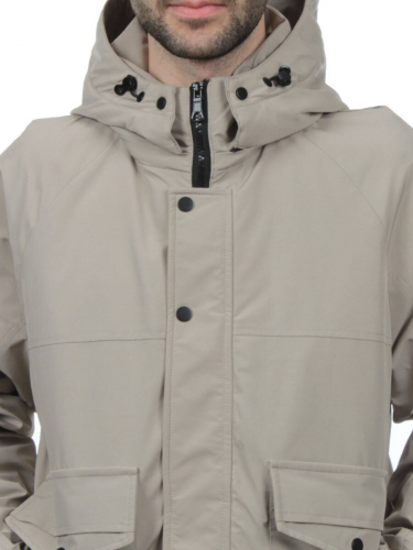 8897 BEIGE Куртка мужская зимняя облегченная (130 гр. холлофайбер)