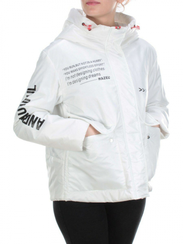 005 WHITE Куртка демисезонная женская (100 гр. синтепон)