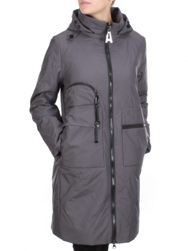 M-5022 DARK GRAY Куртка демисезонная женская CORUSKY (100 гр. синтепон)
