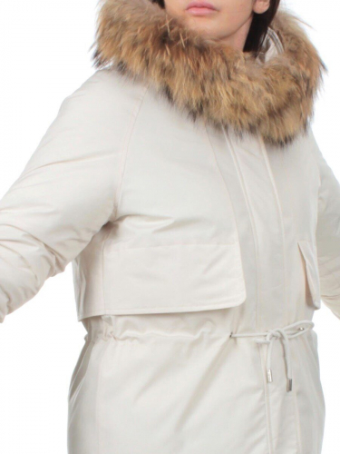 7350 MILK WHITE Куртка зимняя женская (200 гр. холлофайбер)