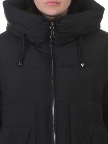 M-M05 BLACK Куртка зимняя женская (150 гр. холлофайбер)