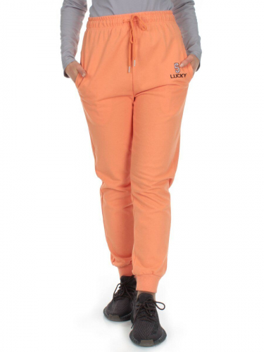 Q-02 ORANGE Брюки спортивные женские (85% хлопок, 15% полиэстер)