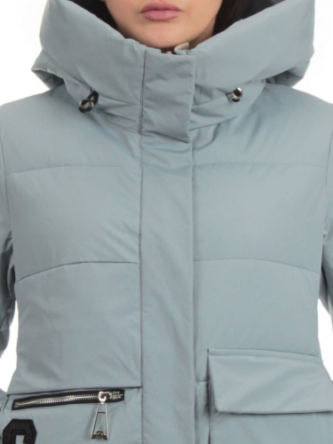 ZZM-21627 GRAY BLUE Куртка зимняя женская (150 гр. холлофайбер)